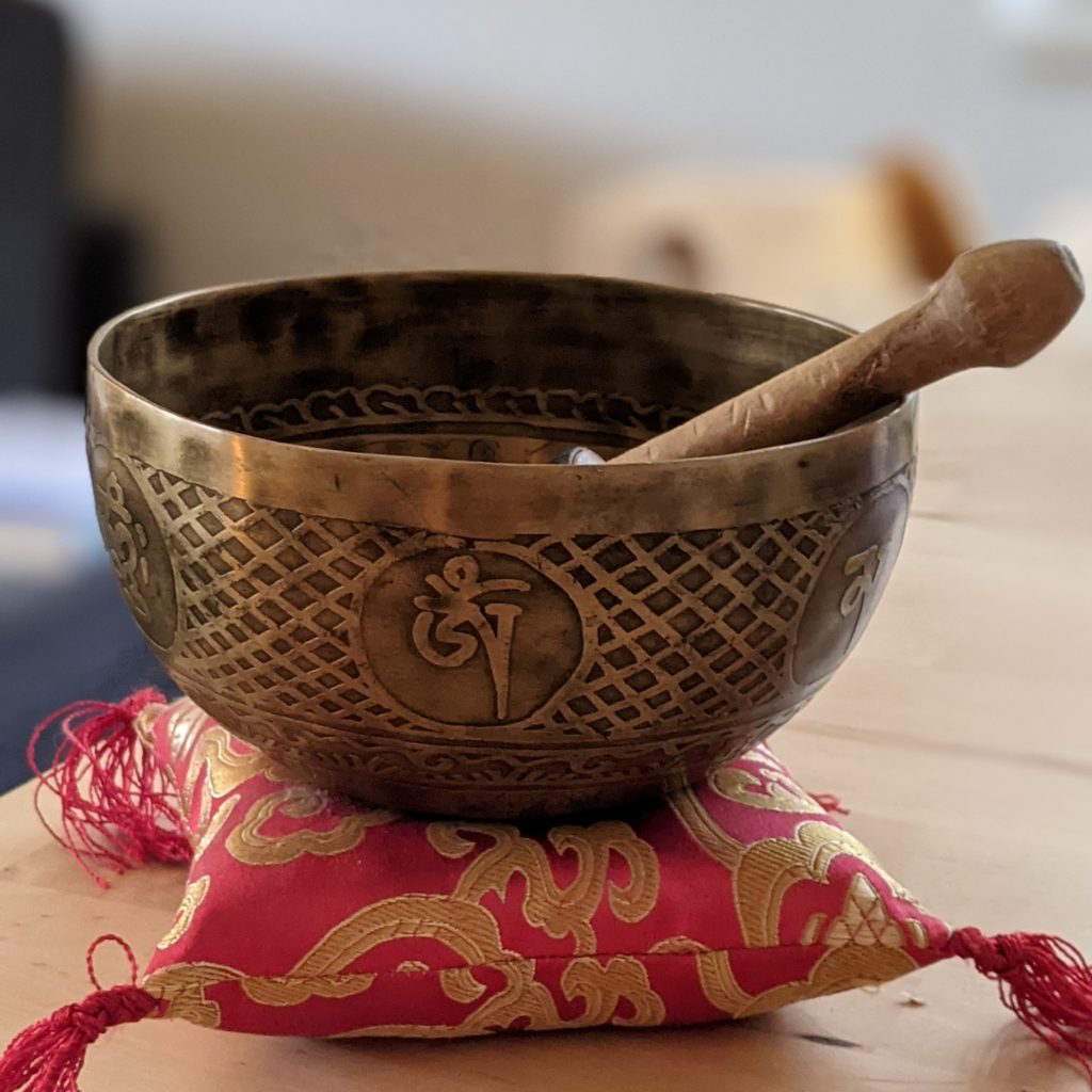 Ausgelaugt Foto Klangschale